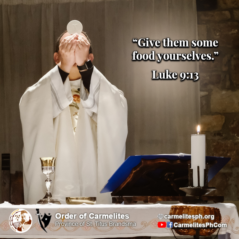 Gospel Reflection For 19 June 2022 – Order Of Carmelites